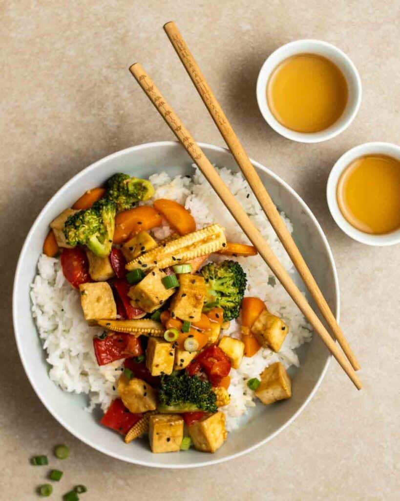 Hoisin Tofu Stirfry My Plantiful Cooking