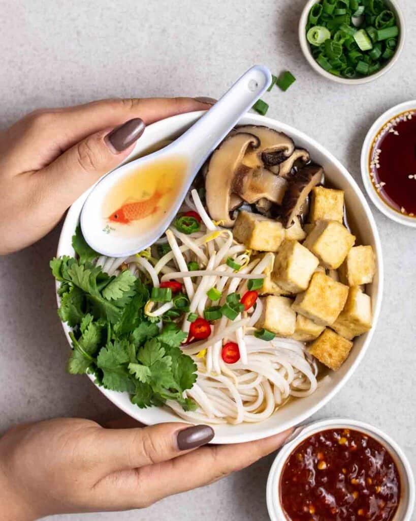 Vegan Pho with Tofu My Plantiful Cooking