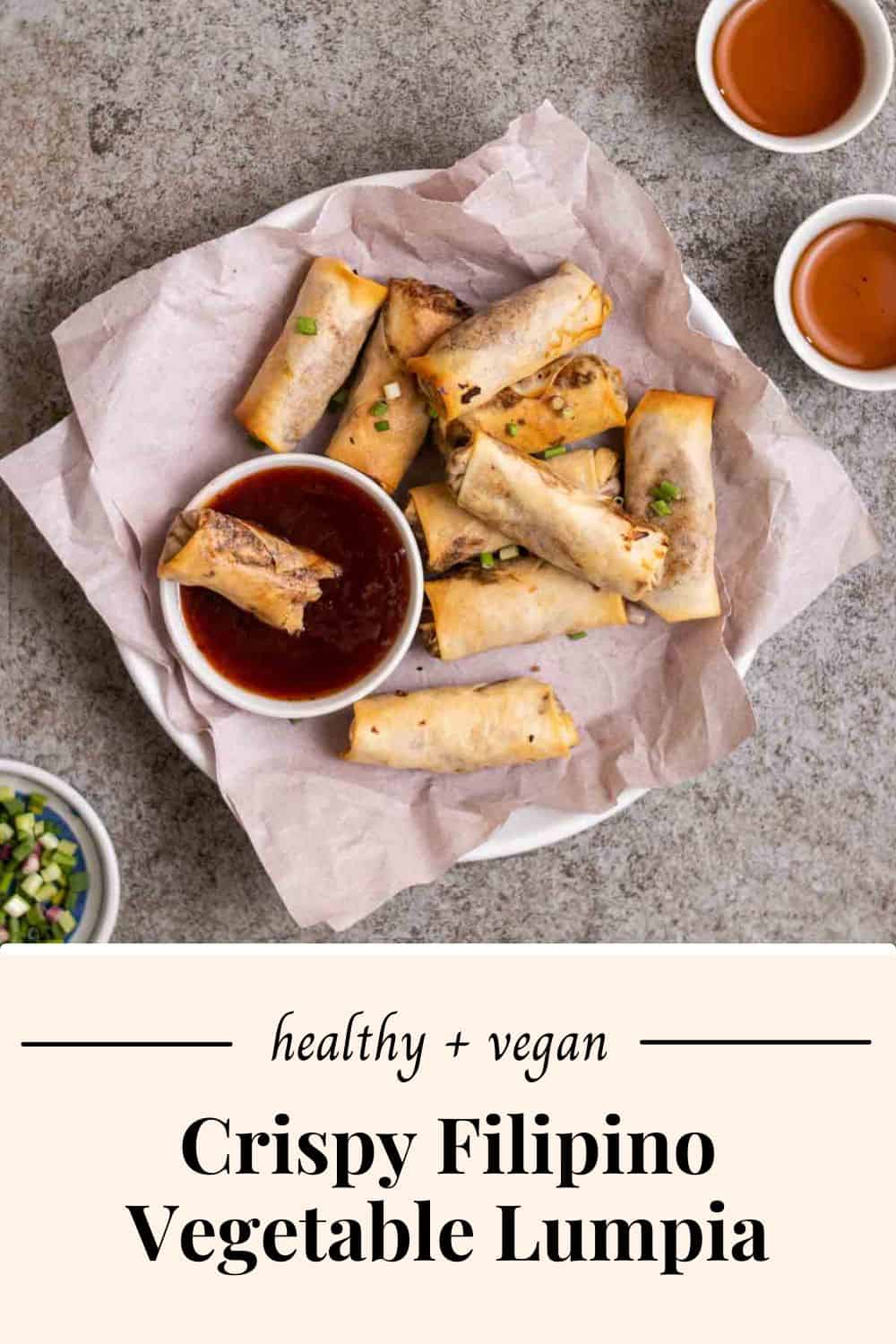 Vegetable Lumpia (Lumpiang Gulay) My Plantiful Cooking