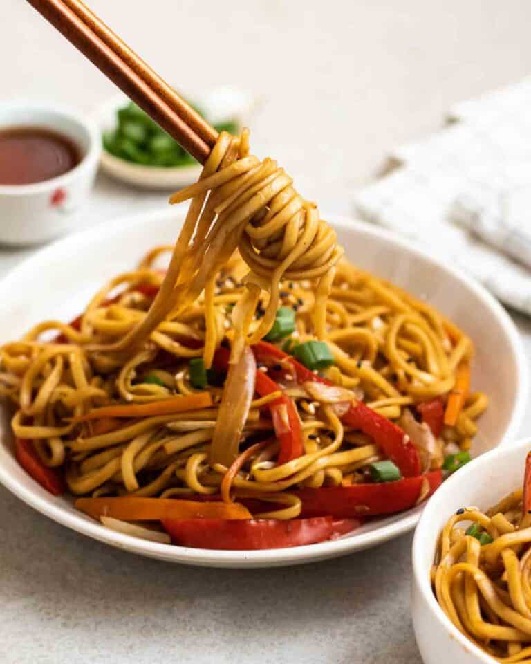 Stirfry Noodles with Oyster Sauce My Plantiful Cooking