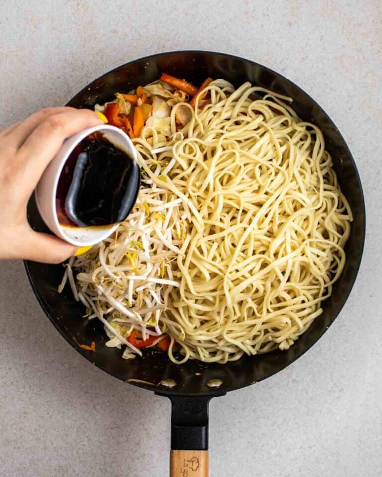 Stirfry Noodles with Oyster Sauce My Plantiful Cooking