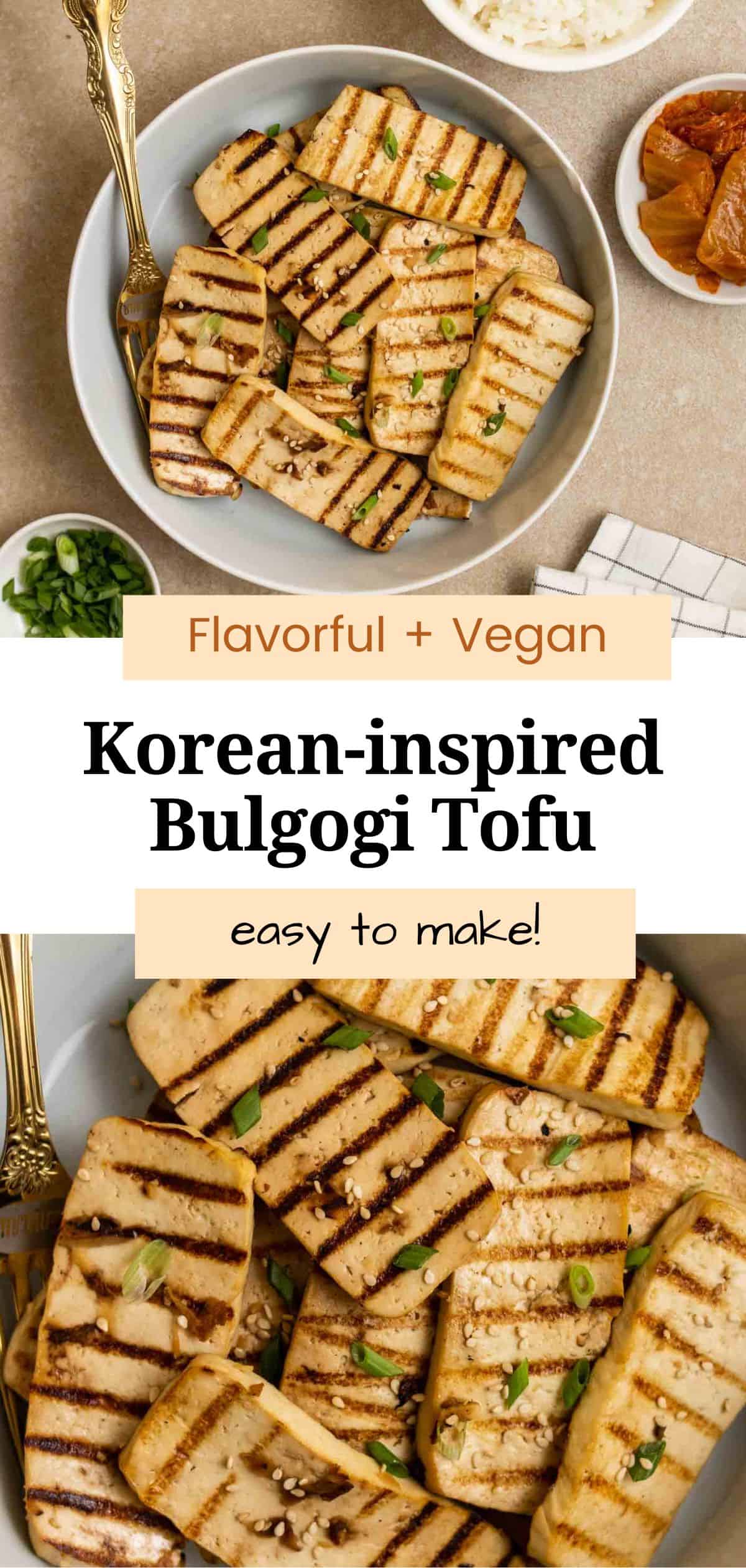 Vegan Tofu Bulgogi My Plantiful Cooking