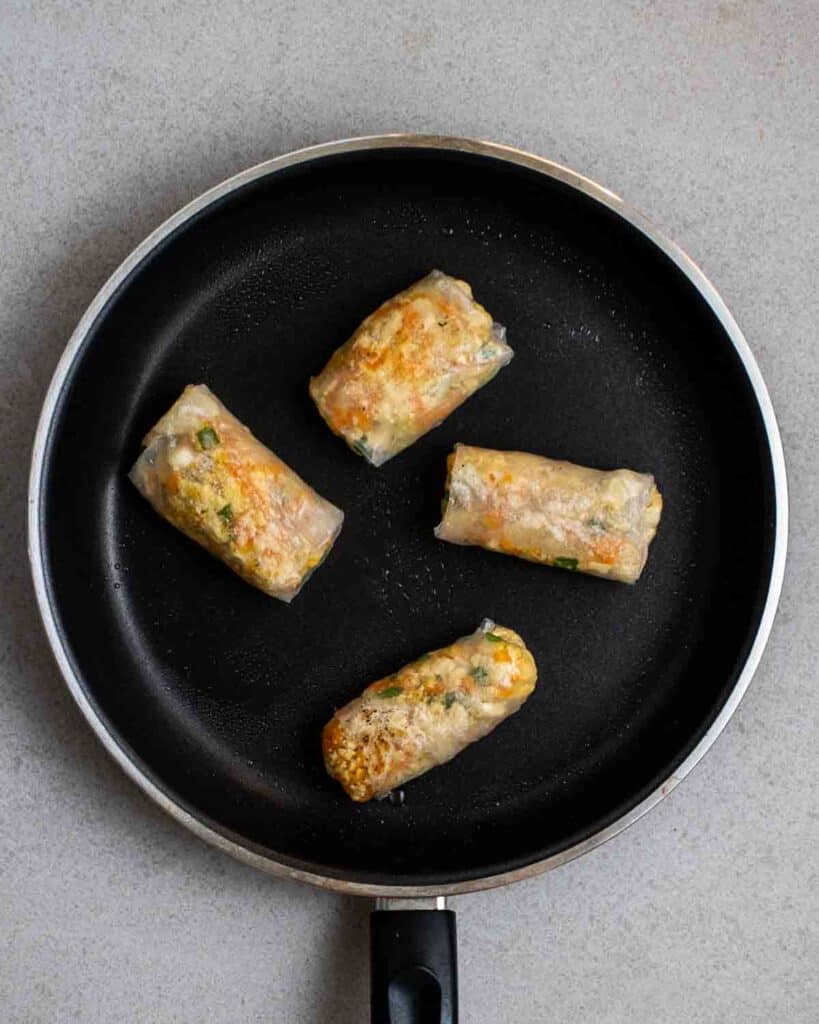 Rice Paper Egg Rolls My Plantiful Cooking